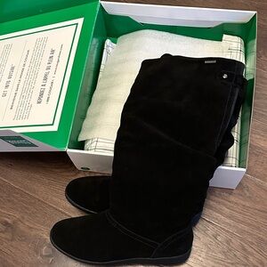 Cougar Black Suede Boots